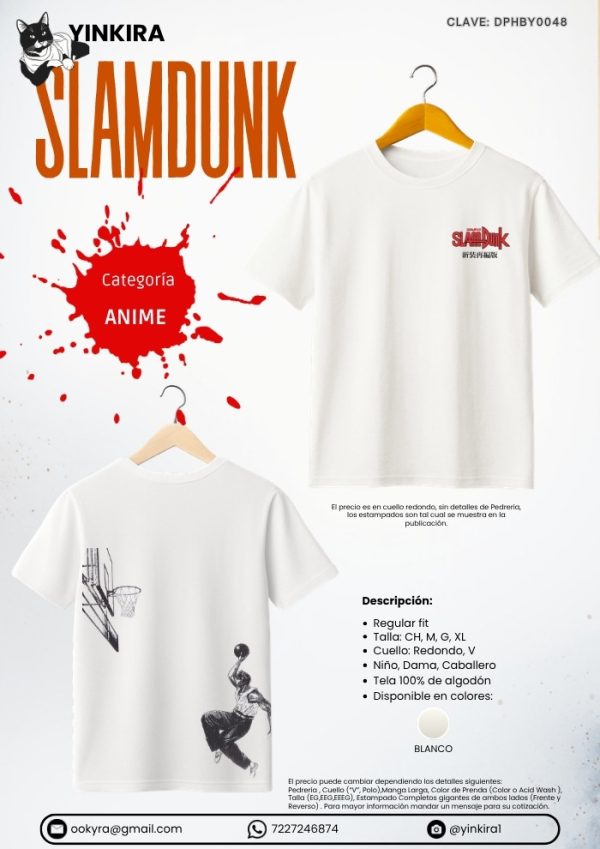Playera Slam Dunk - Yinkira