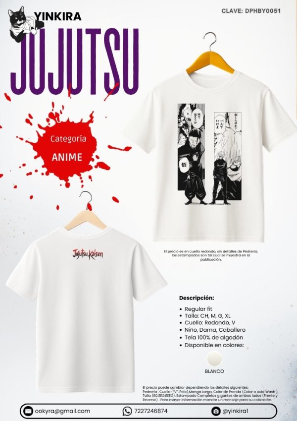 Playera Jujutsu Kaisen - Yinkira