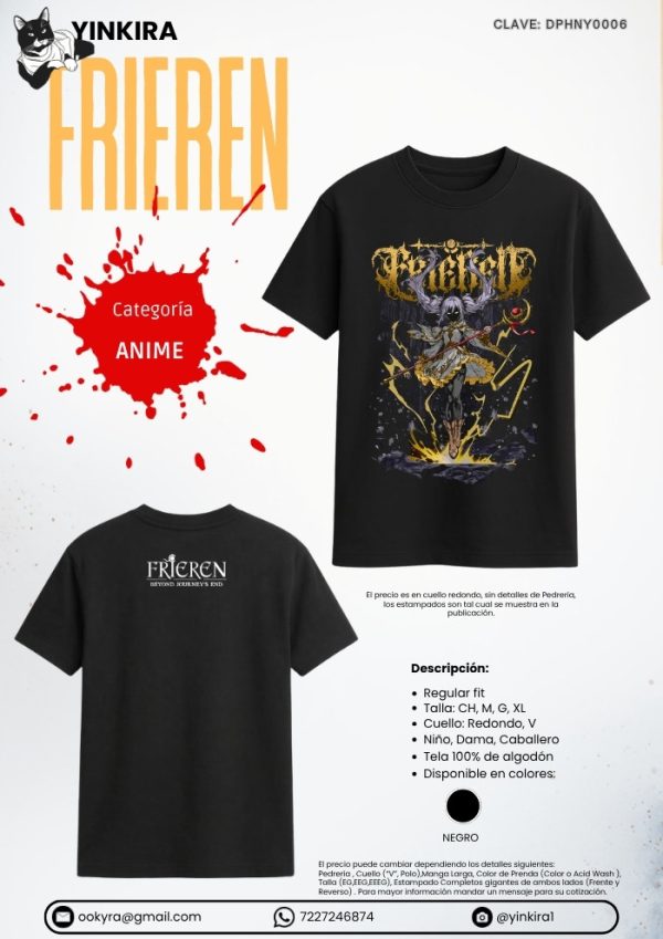 Playera Frieren - Yinkira