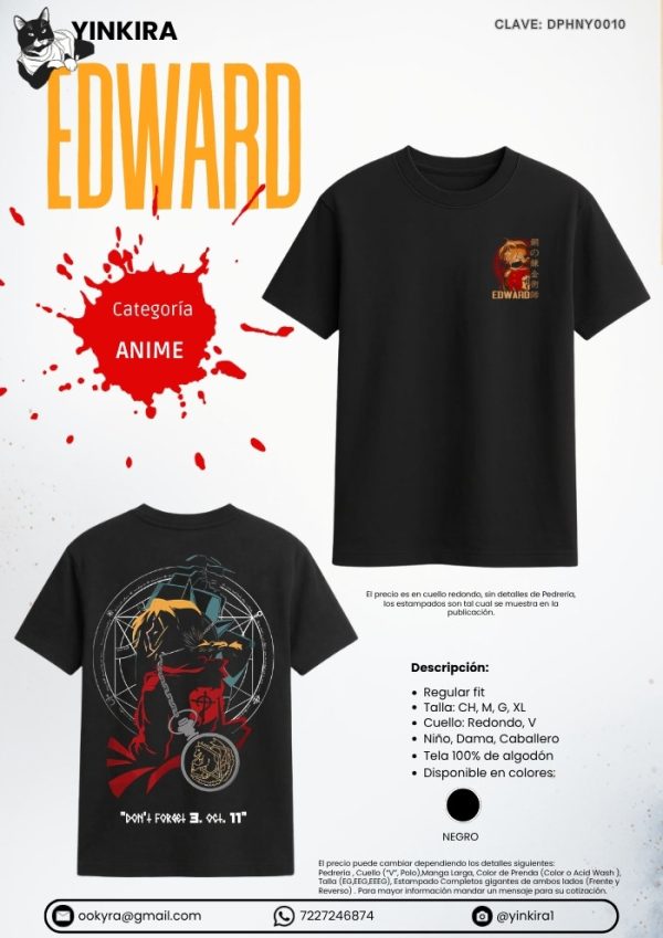 Playera Edward - Yinkira