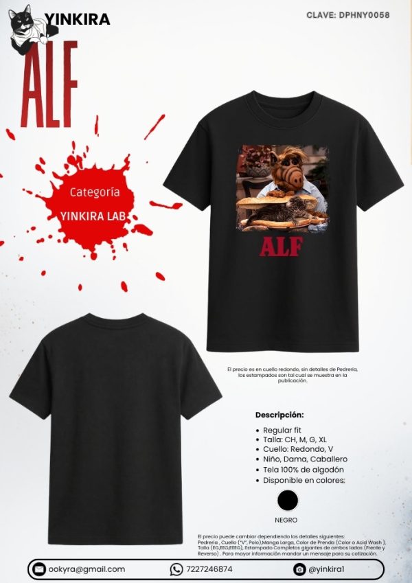 Playera ALF - Yinkira