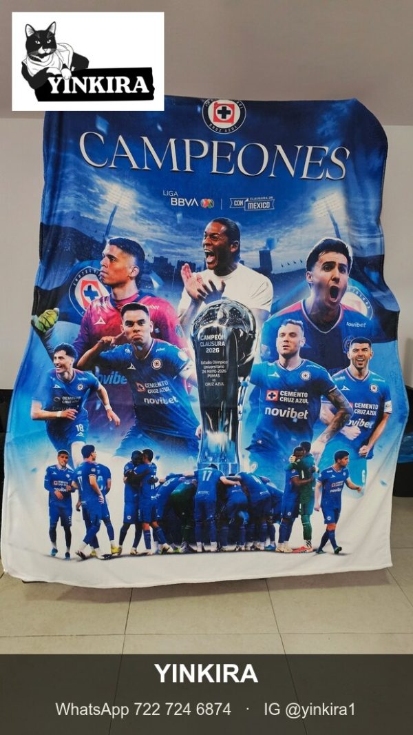 Cobija Cruz Azul Campeones - Yinkira