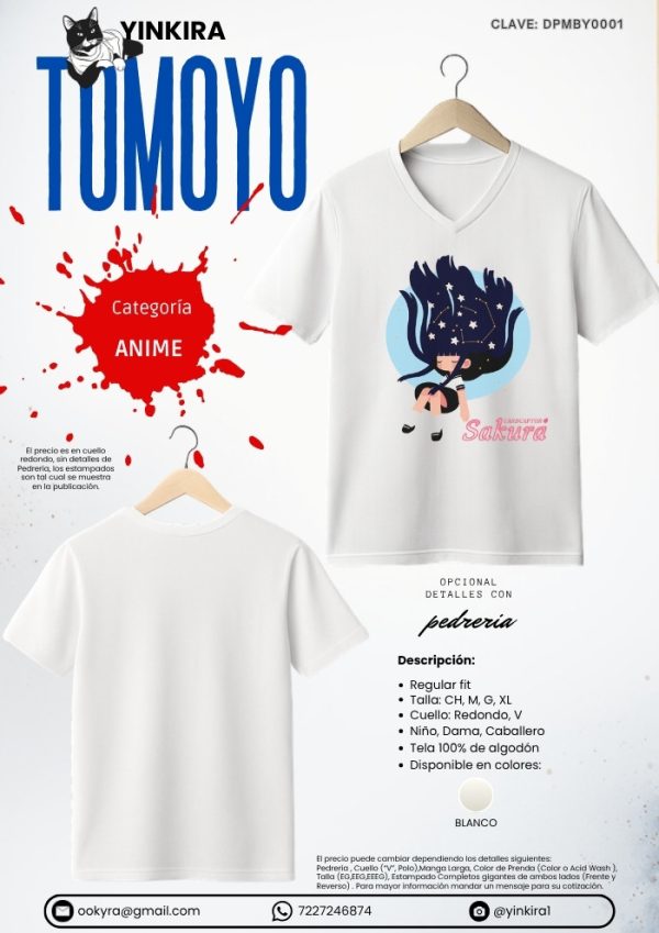 Playera Tomoyo - Yinkira