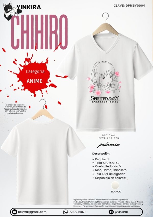 Playera Chihiro - Yinkira