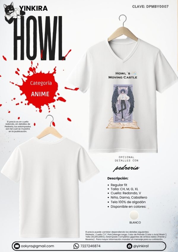 Playera Howl II - Yinkira