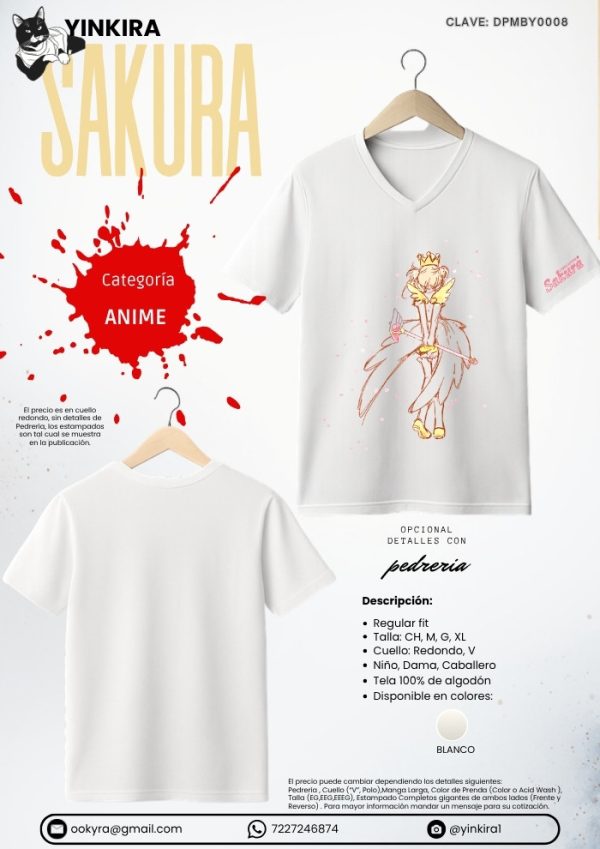 Playera Sakura - Yinkira