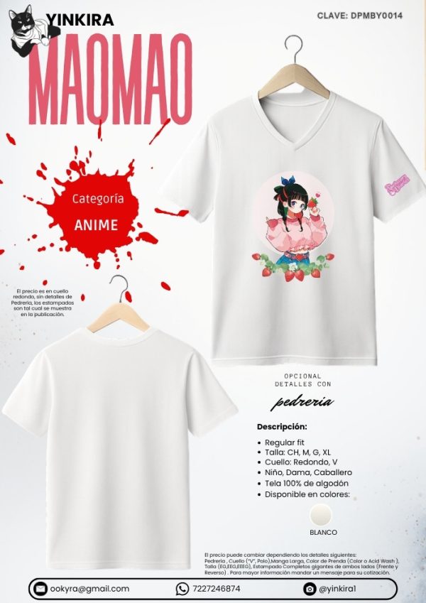 Playera Maomao - Yinkira