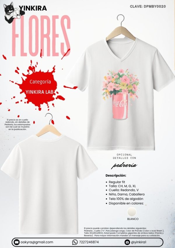 Playera Flores - Yinkira