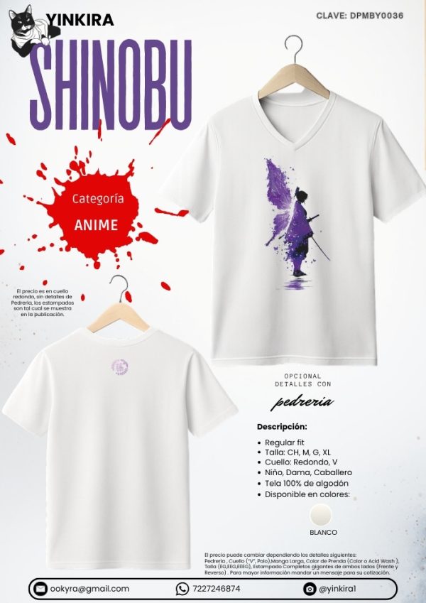 Playera Shinobu - Yinkira