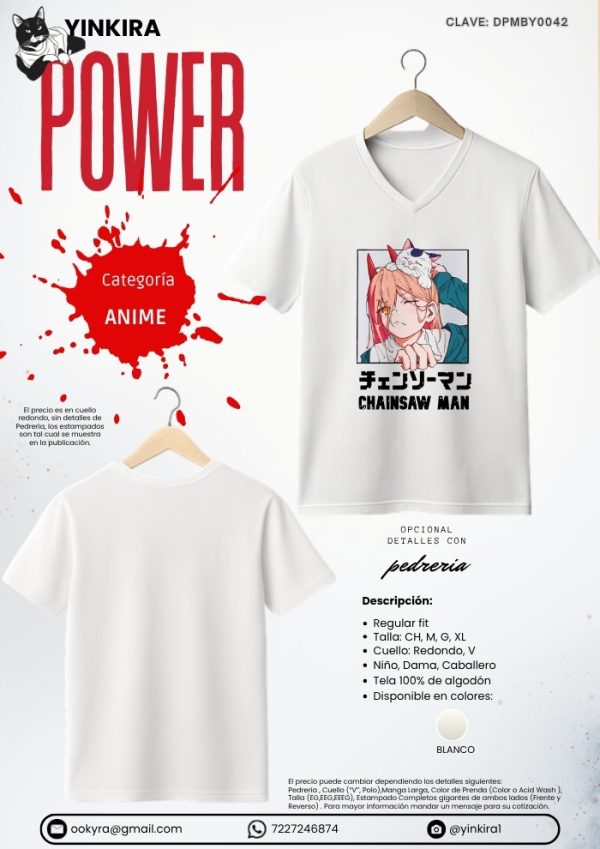 Playera Power - Yinkira