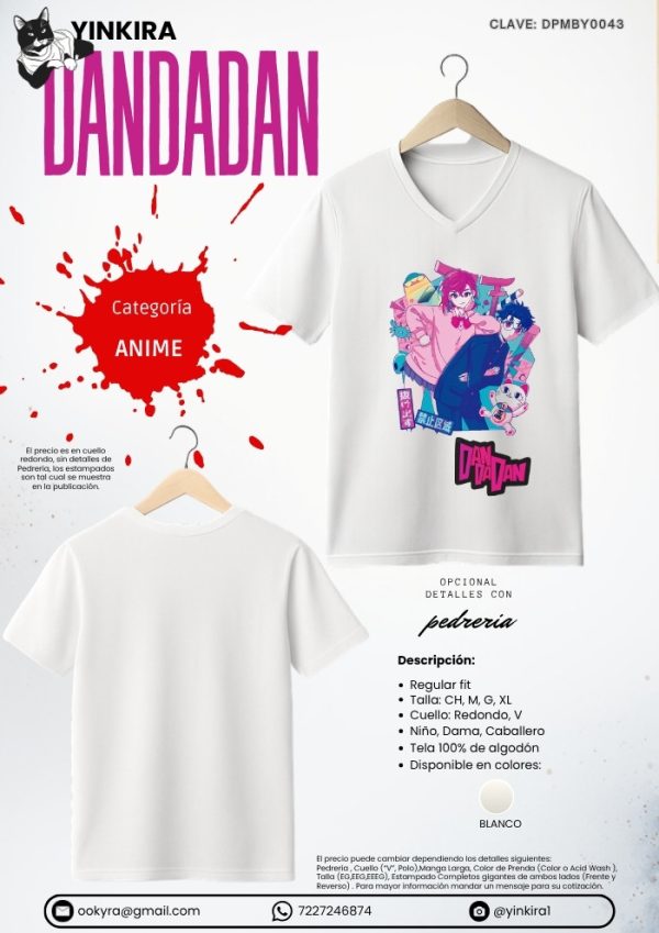 Playera Dandadan - Yinkira