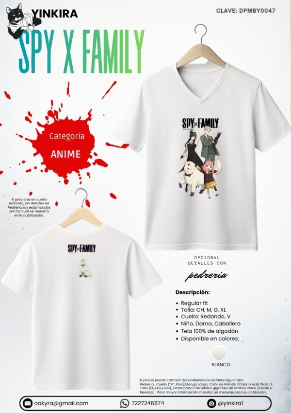 Playera Spy x Family - Yinkira