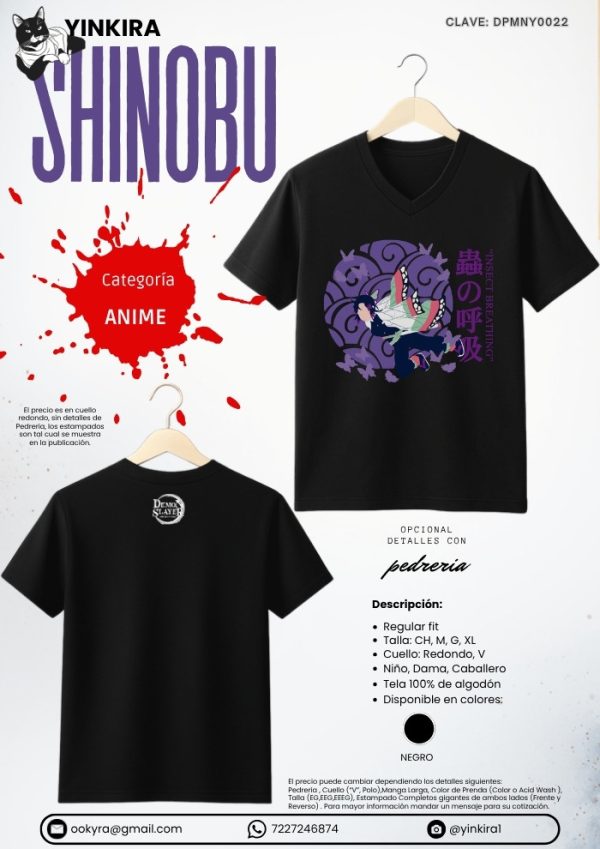 Playera Shinobu II - Yinkira