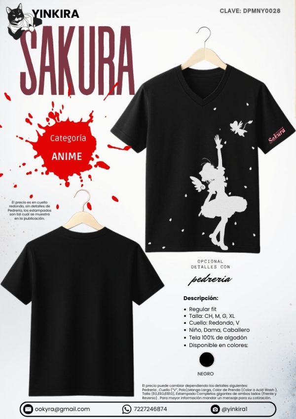 Playera Sakura III - Yinkira