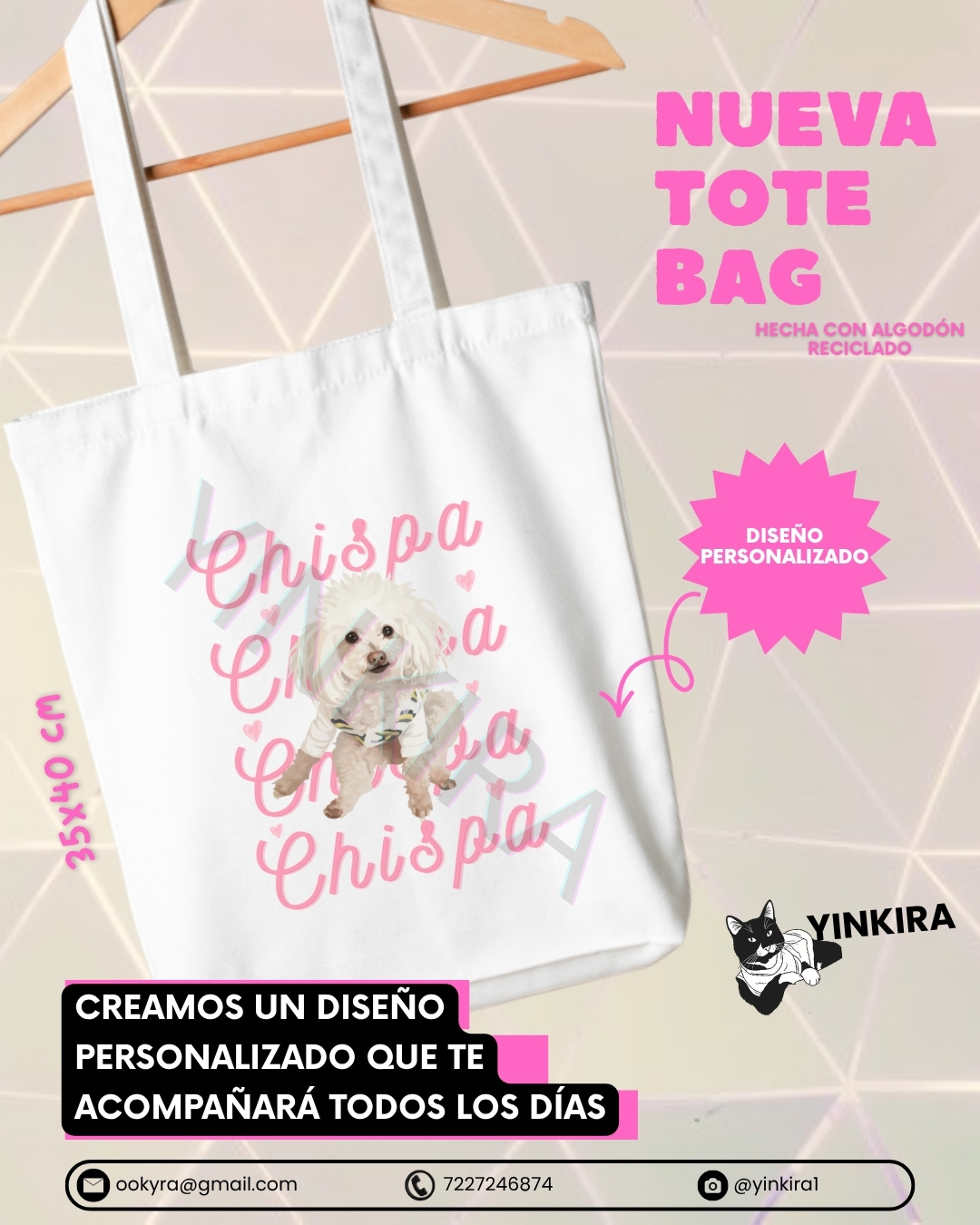 Tote bag personalizada Chispa