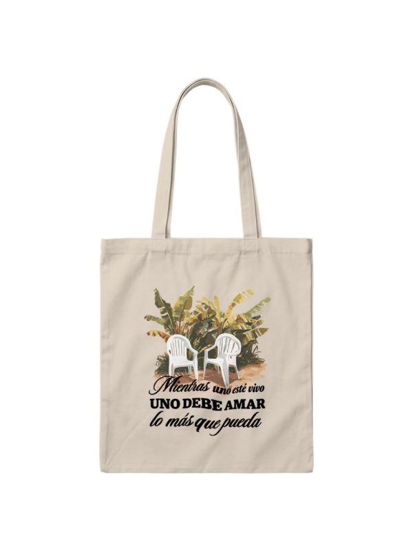 Tote bag Mientras uno esté vivo - Yinkira
