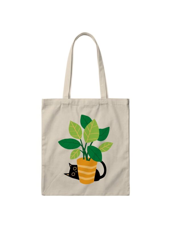 Tote bag Gato Vectorizado - Yinkira
